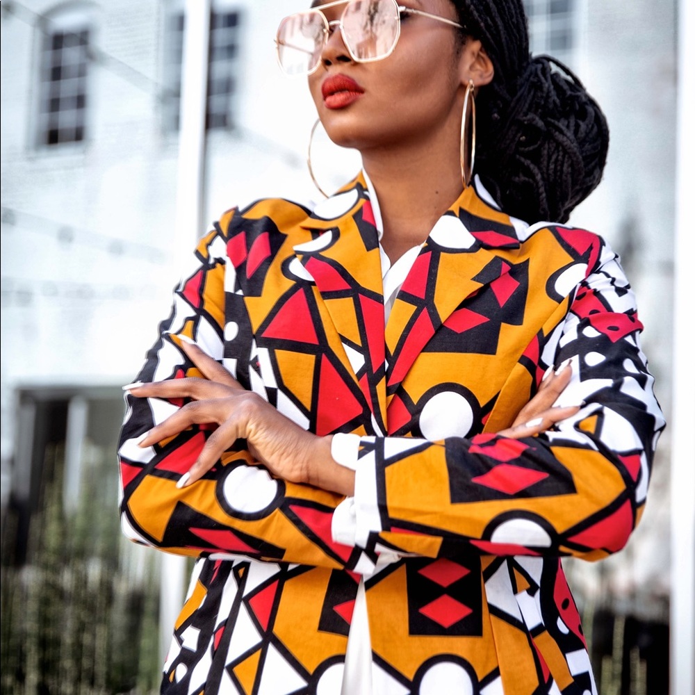 Haute Geo Print Jacket